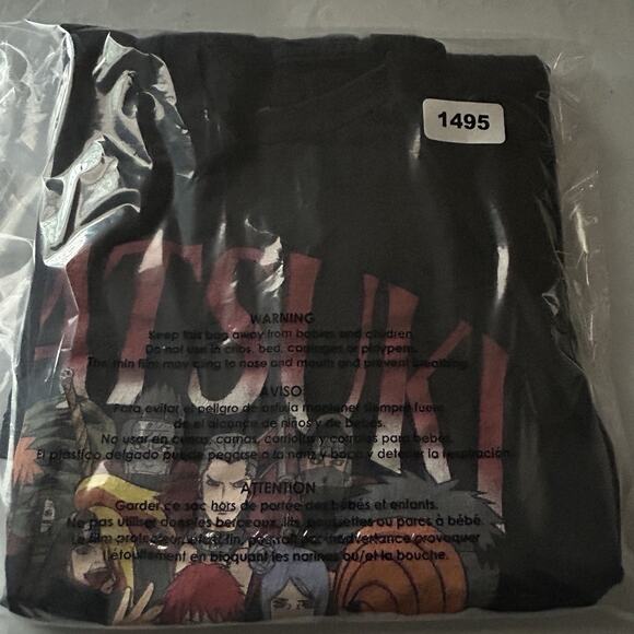 Vintage 2002 Naruto Shippuden Akatsuki Tee Shirt Anime Graphic Size 2 XL - Picture 12 of 12